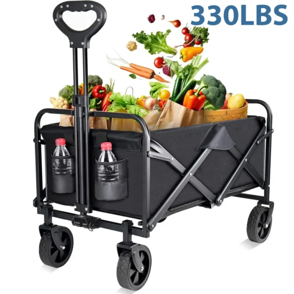 Folding Collapsible Heavy Duty Outdoor Utility Cart